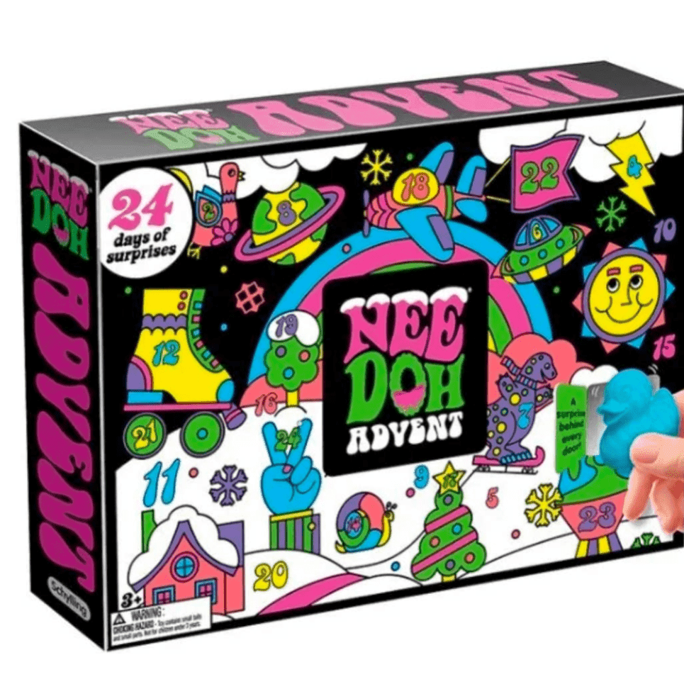 Bundle! NeeDoh Squishmas 2026 Advent Calendar Bundle (10 Items-1 calendar and 9 others)