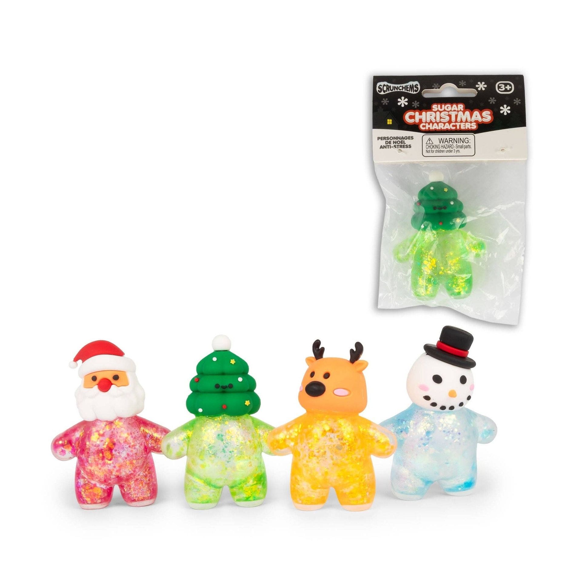 Scrunchems Sugar Christmas Characters Squishy Fidget Toy (1pc) Ships Assorted
