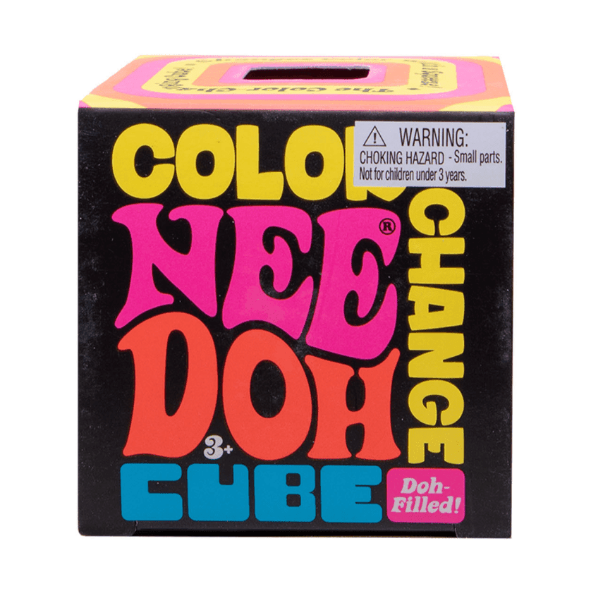 NeeDoh Color Change Cube Sensory Squeeze Toy