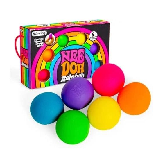 NeeDoh Rainboh Teenie 6-Pack