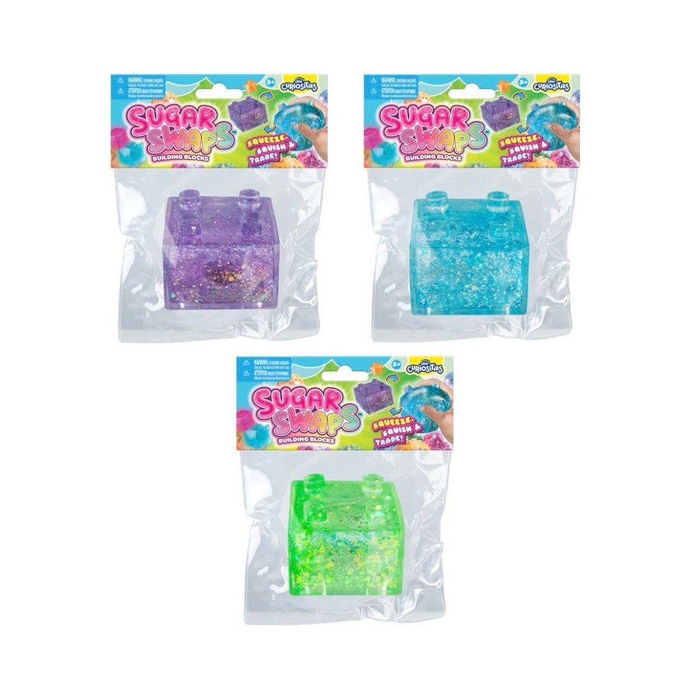 ORB Sugar Swaps Building Blocks – Squishy Fidget Toy (Orange)
